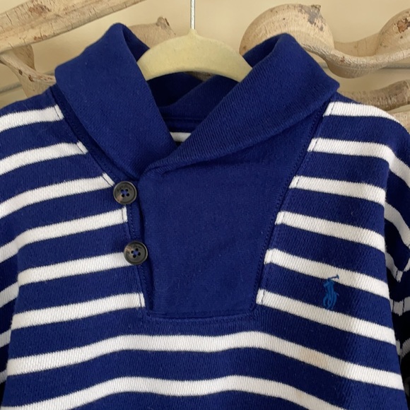 Boys Striped Ralph Lauren Sweater - size 4 - Picture 2 of 5